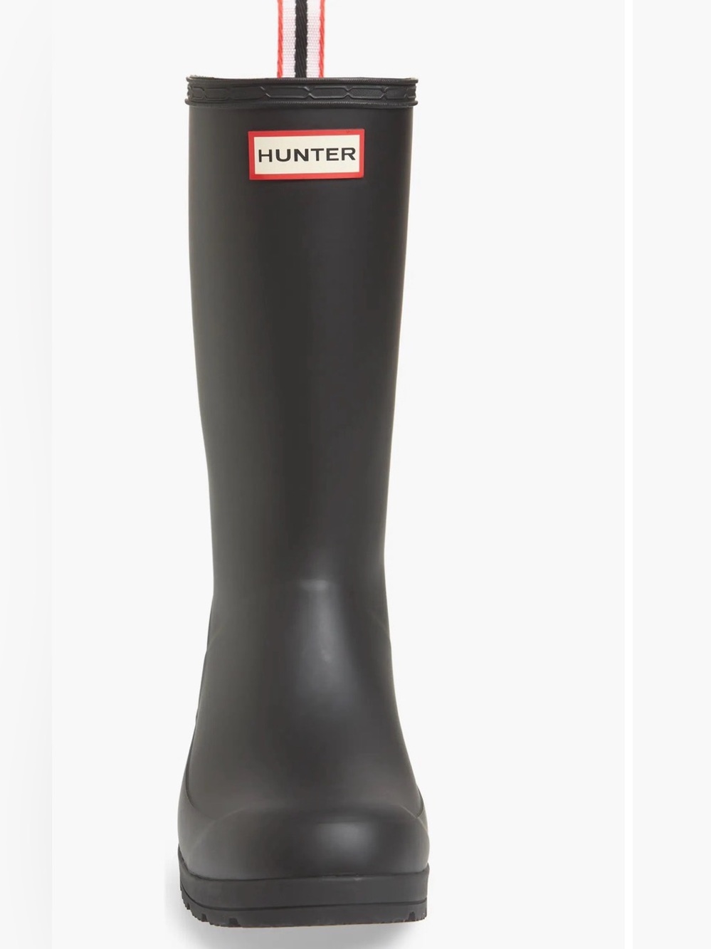 NWT Hunter Women's PLAY™ Tall Rain Boots
Blk Mid Calf Wellies w Pull Tab Size 6 - Picture 5 of 12